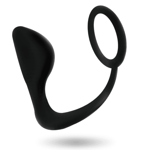 ADDICTED TOYS BUTT PLUG WITH COCK RING BLACK